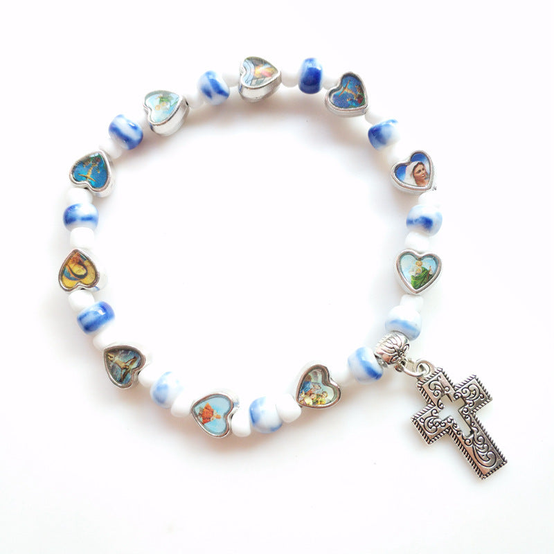Simple Personality Color Ceramic Hollow Jewelry