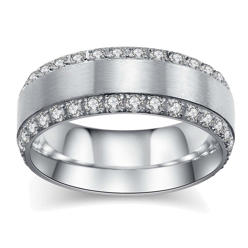 Couple Ring Men's Ring Alloy Ornament
