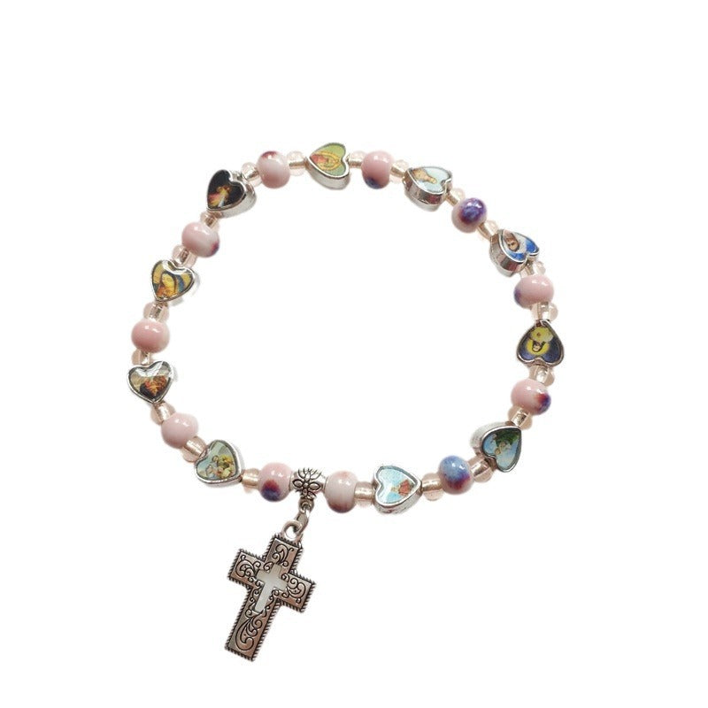 Simple Personality Color Ceramic Hollow Jewelry