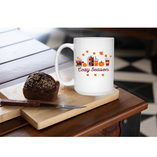Cozy Season 15oz White Mug