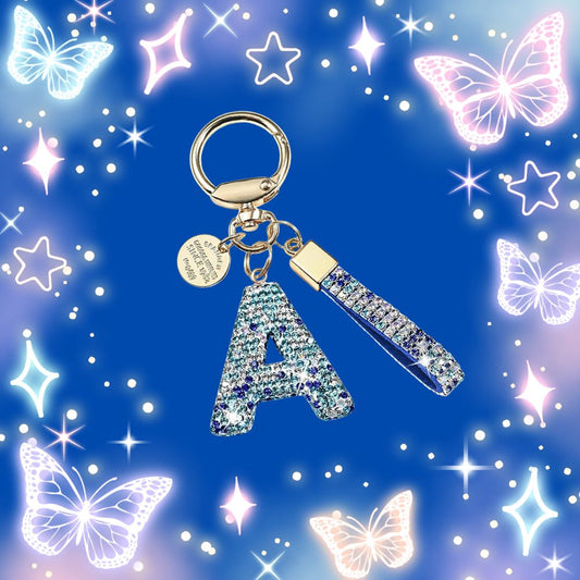 Diamond Letters Keychain