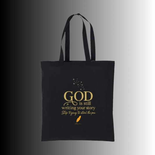 GOD IS Still Writing Port Authority Core Cotton Tote