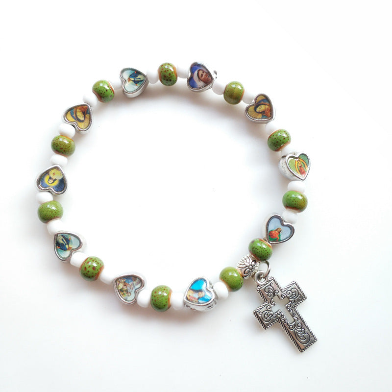 Simple Personality Color Ceramic Hollow Jewelry