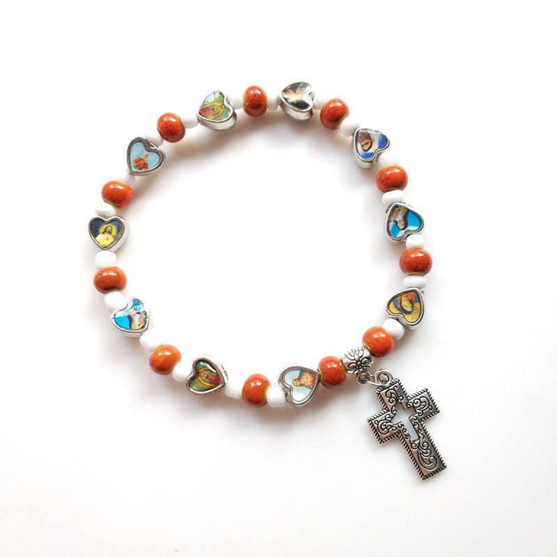 Simple Personality Color Ceramic Hollow Jewelry