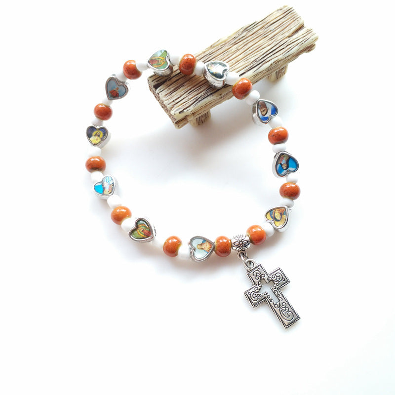 Simple Personality Color Ceramic Hollow Jewelry